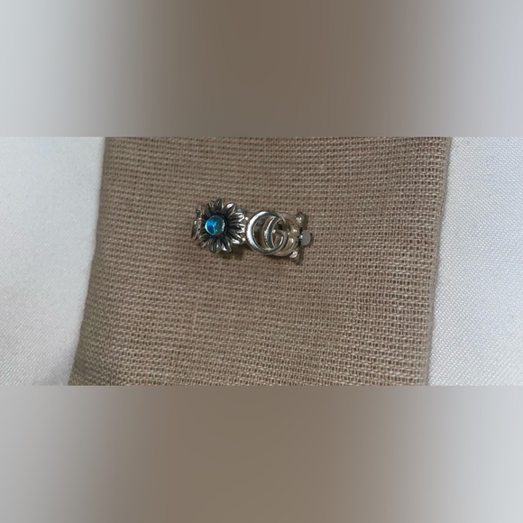 NWT Gucci Double G Mother of Pearl Ring - Picture 3 of 9